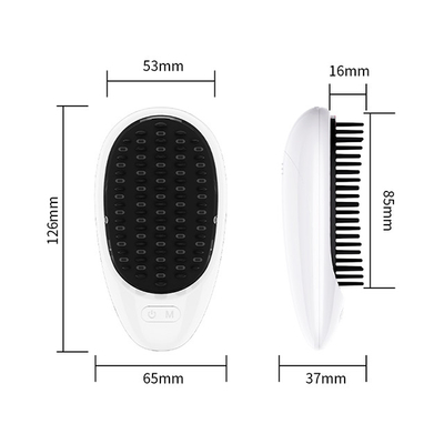 ซื้อ Hair Smoth Comb Electric Cordless Therapy สีแดง สีฟ้า LED การเติบโตของผม comb หัวหัวนวด การผลิตออนไลน์