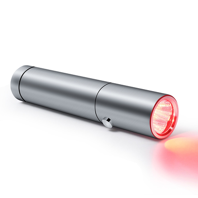 ซื้อ โลโก้แบรนด์ที่กำหนดเองแบบพกพาสีแดงอินฟราเรดแสงบำบัดไฟฉาย 630nm 660nm 830nm การผลิตออนไลน์