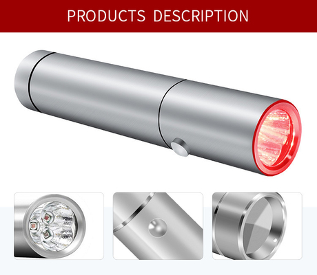 ซื้อ กล่องของขวัญบรรจุ 630nm 660nm 850nm 3 ไฟฉาย LED สีแดงสำหรับลดริ้วรอย การผลิตออนไลน์