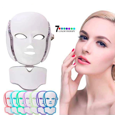 ซื้อ PDT Photon Light Facial Skin Beauty Therapy หน้ากากใบหน้า LED 7 สี การผลิตออนไลน์