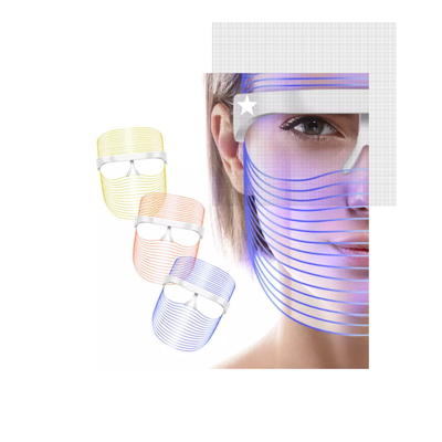 ซื้อ มืออาชีพ Led 7 สีไฟแดงพอกหน้าใบหน้าอินฟราเรดโฟตอนบำบัด การผลิตออนไลน์
