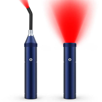 460nm 900nm LED อินฟราเรดแบบใช้มือถือไฟฉายบำบัดด้วยแสงสีแดงสำหรับโรคเริม