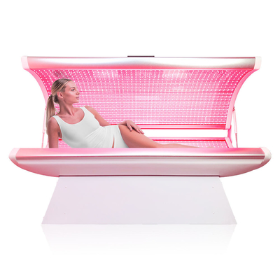 635nm 660nm 850nm แผงบำบัดด้วยแสงสีแดงทั้งตัว PDT อินฟราเรดเตียงบำบัดด้วยแสง LED