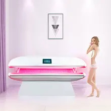 660nm 850nm เตียงบำบัดด้วยแสงสีแดงทั้งตัวเพื่อการบรรเทาอาการปวดเมื่อยตามร่างกาย