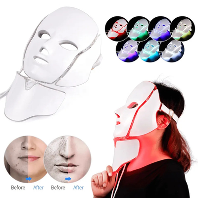 Anti Aging Red Led Light Therapy หน้ากากอินฟราเรด Face Spa 7 Color Photon Mask