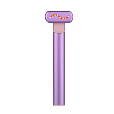Red Photon Anti-wrinkle Eye Massager Pen Vibration Heating Eye Bags Dark Circles Device