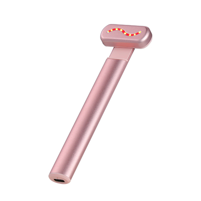 Red Photon Anti-Wrinkle Eye Massager Pen Vibration Heating Eye Bags Treatment Device