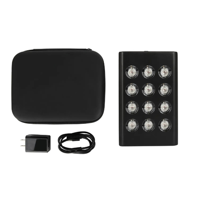 36w LED Therapy Light ไม่มี EMF 660nm 850nm อุปกรณ์รักษาแสงแดงแบบพกพา