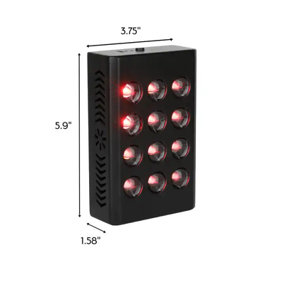 อุปกรณ์รักษาแสงแดงแบบพกพาขนาด 60W แผนรักษาแสงอินฟราเรดมือถือ