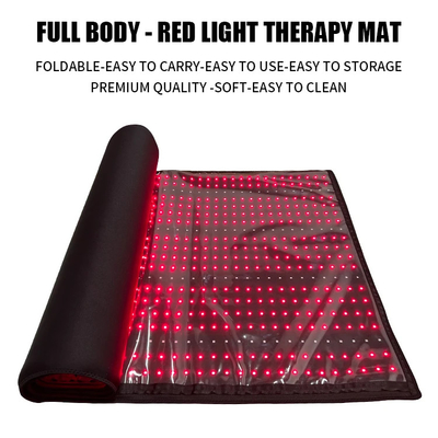 การลดน้ําหนัก แพ๊ดบําบัดแสงแดง ใกล้อินฟราเรด แขนเข็มขัด LED สีแดง สําหรับเตียงโยคะ