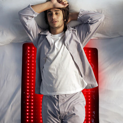ครบร่างกาย แสงแดง การบําบัด Pads โยคะ Mat Led แสงอินฟราเรดผ้าห่ม