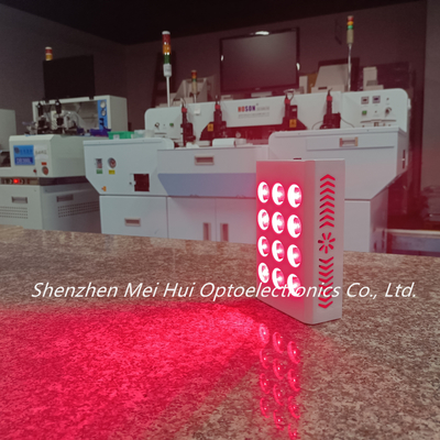 หน้ากากบําบัดด้วยแสง LED ขนาด 60W หน้ากากบําบัดด้วยแสงแดง ขนาด 660nm 850nm