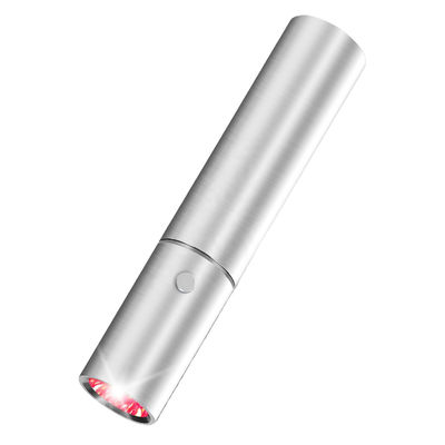 เครื่องบำบัดด้วยแสง LED ขนาด 630nm 9W แบบใช้มือถือไฟ LED สีแดงสำหรับผิว