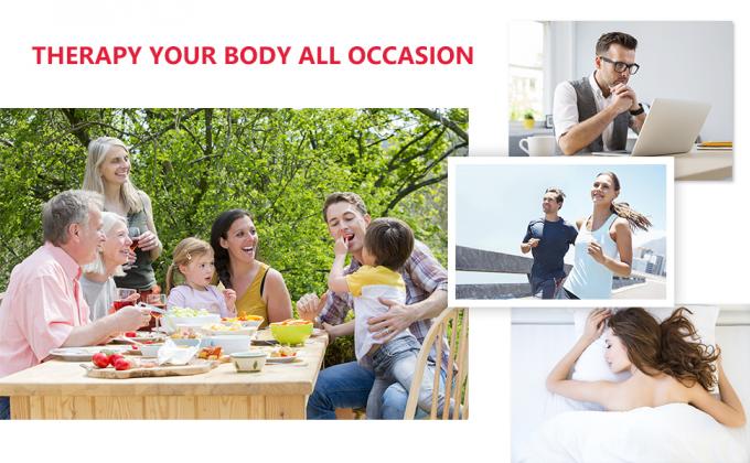 ครบร่างกาย แสงแดง การบําบัด Pads โยคะ Mat Led แสงอินฟราเรดผ้าห่ม 3